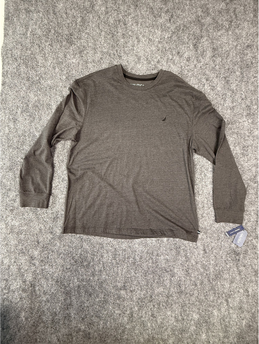 Nautica Men's XL Gray Long Sleeve Sleepwear Top